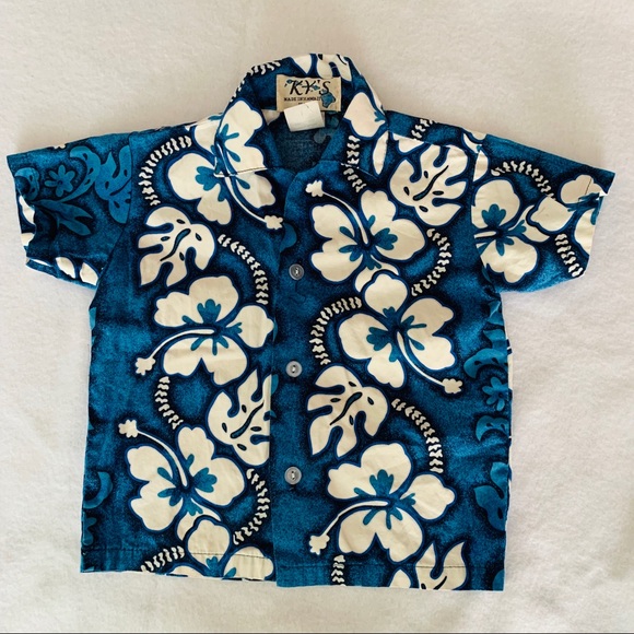 Uganda Kid Hawaiian Shirt - Hibiscus Flower Pattern and The Pearl of Africa Text TS04